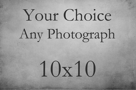 Any photo printed at 10x10, fine art nature flower landscape photography