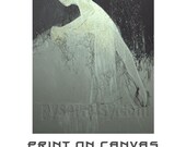 Abstract Ballet - Dancer Print - Couple Print Art - Love Painting Print - Canvas Print - Wall Art Print - Ballerina Print