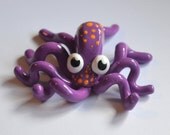 Jesse, Hand-Painted Clay Octopus