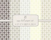 Patterned Digital Paper Pack // Egg shells // 5 pieces // jpeg files // 300 DPI // Instant Download Il_170x135