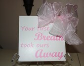Baby Shower Gift 6x6 Monogrammed Tile