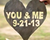 Heart, Anniversary Gift, Wedding Present, Iron Anniversary, Love, Pewter
