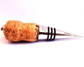 Personalized Wine Bottle Stopper - Champagne Cork Bottle Stopper - Wedding Keepsake - Wine Wedding Gift
