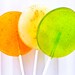 Fiesta Assortment Lollipops - Salted Margarita - Jalapeno Margarita - Watermelon Jalapeno Limeade - Horchata - Set of 7 - LARGE 2.5 Inch