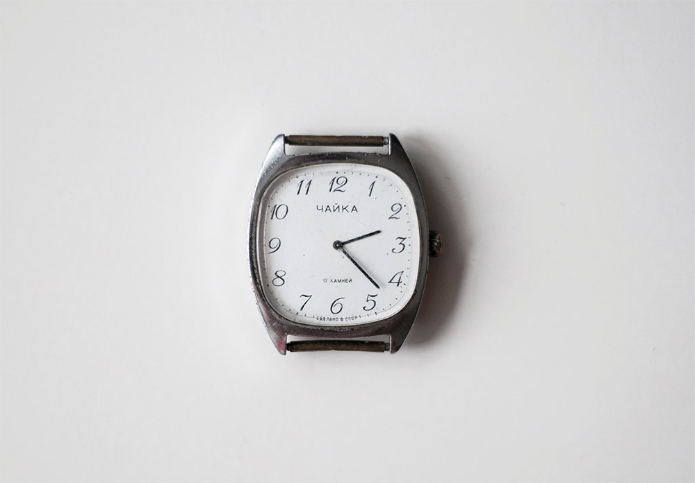Vintage soviet mens wrist watch CHAIKA