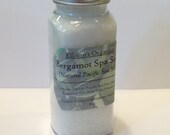 Spa Bath Salts - Bergamot - Pacific Sea Salt and Bergamot Essential Oil - 8 ounces