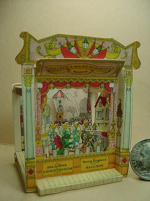 Miniature Paper Toy Theater Pollocks St. George