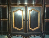 Custom Duo tone English Provencal Style Buffet, Sideboard or Dresser.