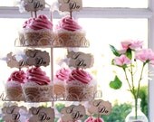 25 Real LACE Cupcake Wrappers -  Wedding, Bridal / Baby Shower, Birthday, Tea Party. Ivory, White, Brown & Green.