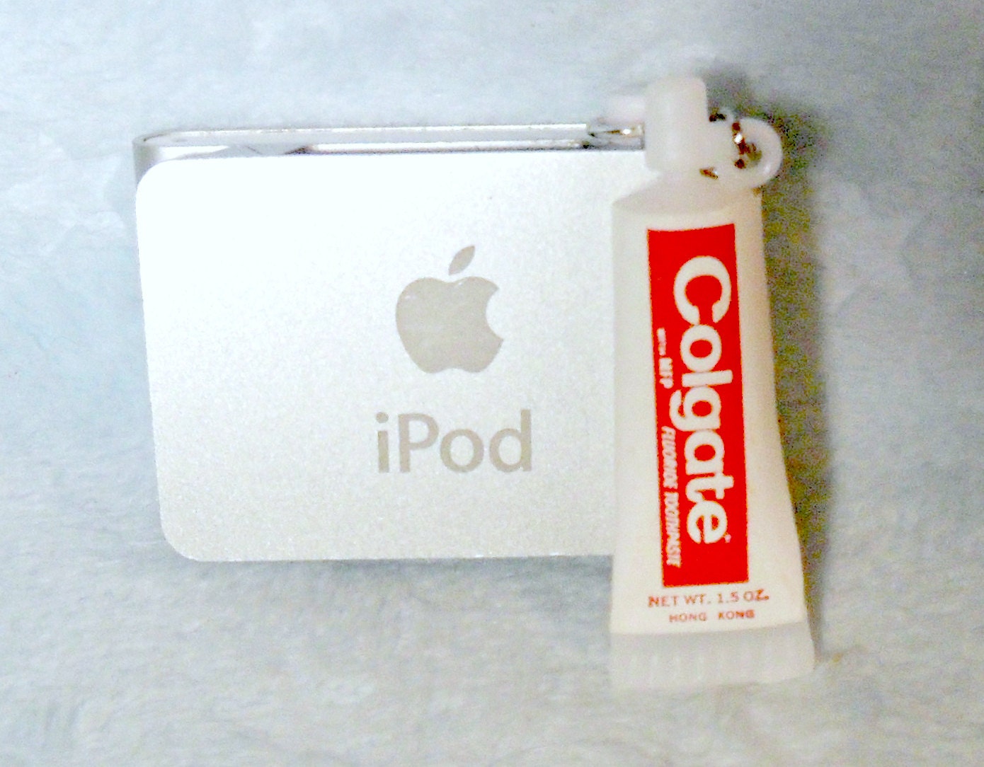 Colgate Toothpaste Dust Plug, For iPhone or iPod, Kitsch and Cute :)