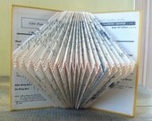 Naming the Birds Folded Book Art