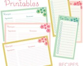 recipe cards & to do lists