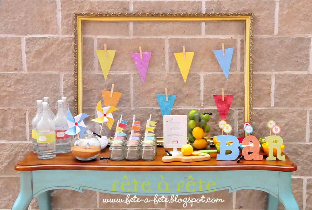BBQ Summer Polka Dot Party EDITABLE & PRINTABLE Party Kit - featured on Pizzazzerie and Bird's Party Magazine