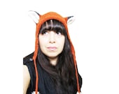 Fox Hat PDF Knitting Pattern / Animal Hat Pattern / Foxy Business Hat Pattern