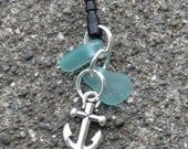 Cell Phone Charm Plug iPhone Smart Phone iPod Sea Glass Key Charm