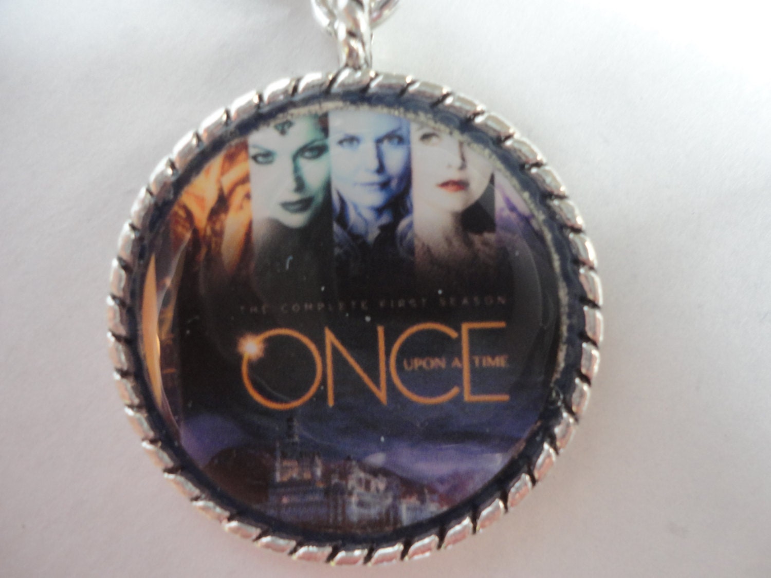 ouat Once Upon A Time tv show inspired key chain zipper pull