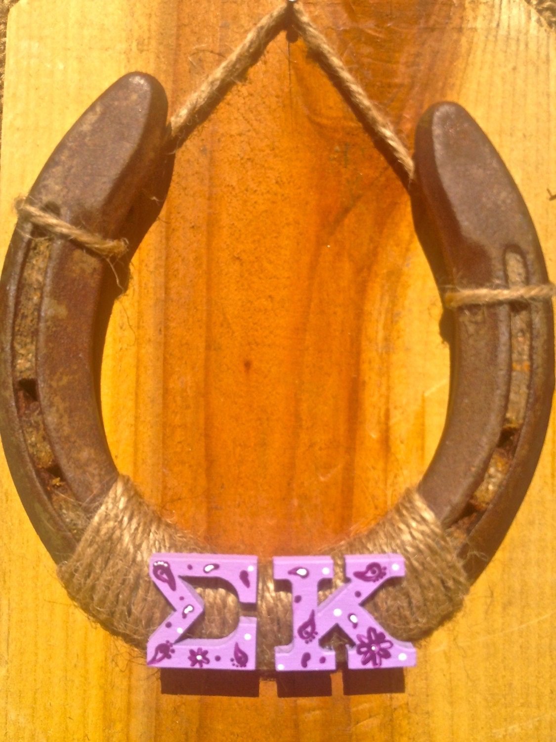 Paisley Sigma Kappa Lucky Horseshoe