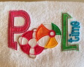 Pool Time Hooded Towel