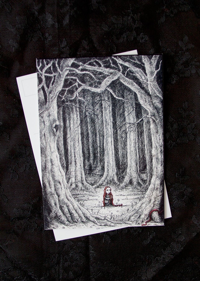 Postcard "Paranoia" -A5 (5.8"x8.3")