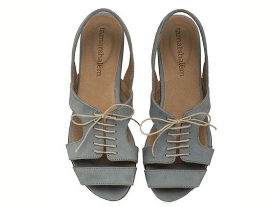 NEW ARRIVALS, Shirley Denim color, Sandals, Light blue