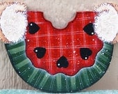 Watermelon Hand Set for Interchangeable Bunny - Wood Home Decor
