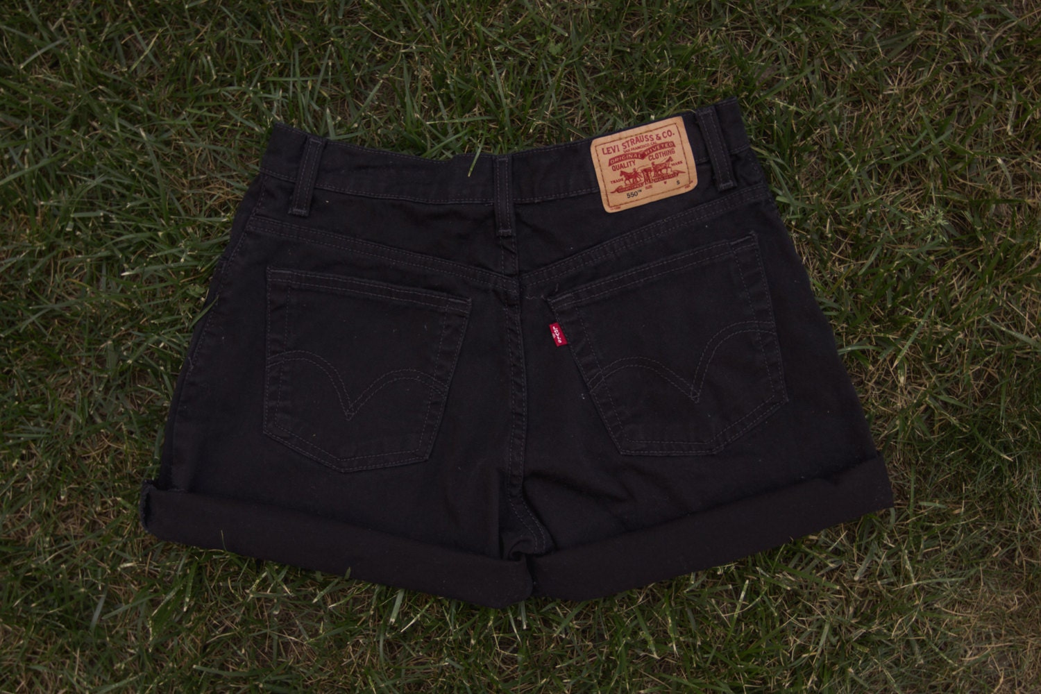Black High Waisted Levi's