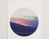 Dreamy Landscape// Death Valley 8x8 Circle Nature Fine Art Photograph