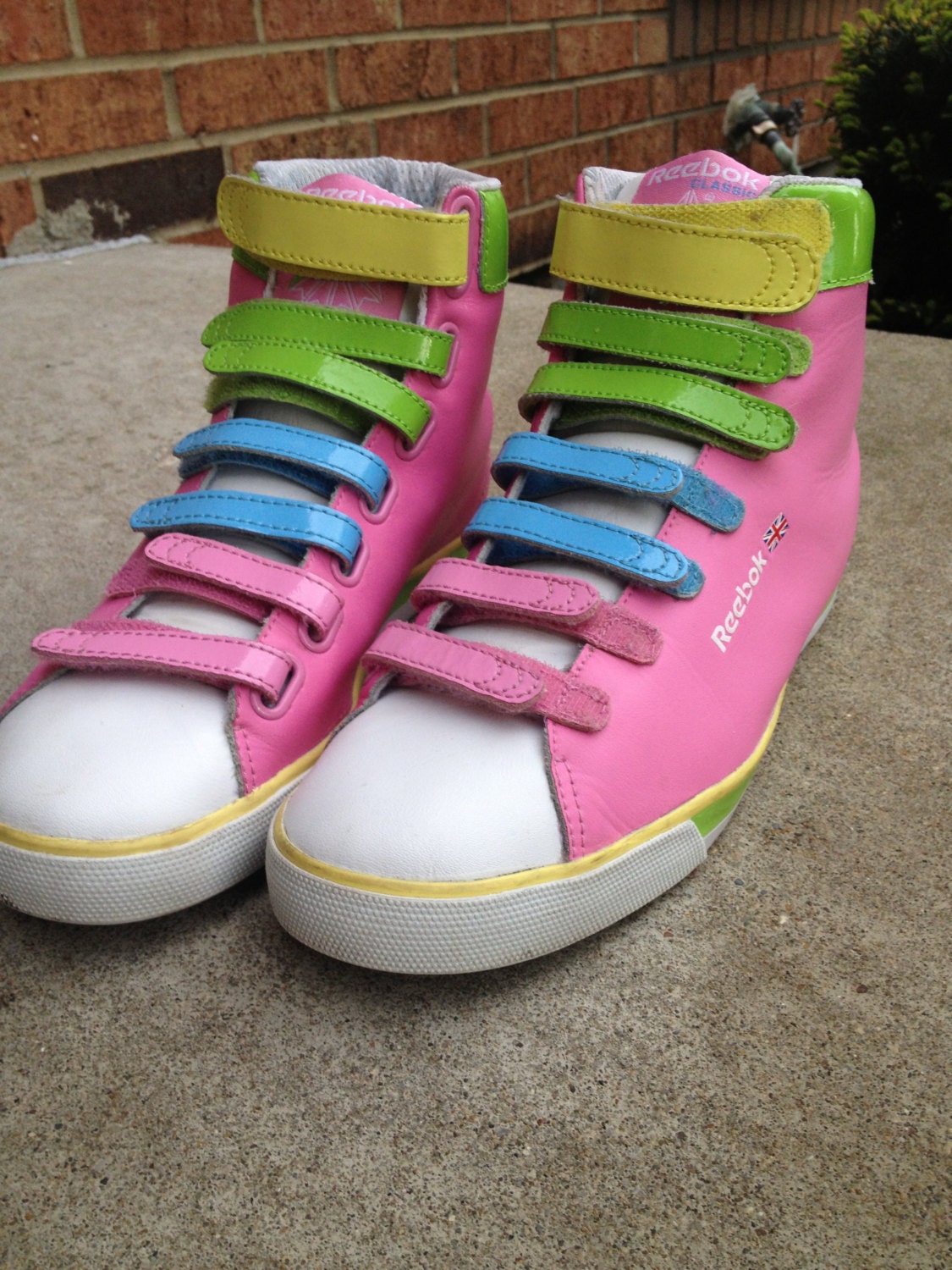 RARE Vintage Reebook Club Kid Pastel Sneakers