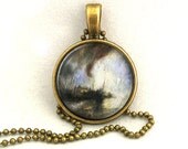 10% SALE Necklace Turner Snowstorm Landscape Oil Panting