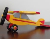Wood High-wing Airplane