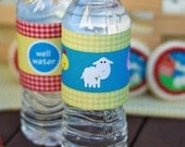 Farm Party BEVERAGE BOTTLE WRAPPER - The Celebration Shoppe