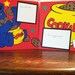 Cookie Monster from Sesame Street Pre Made 12 x 12 Double Page Layout