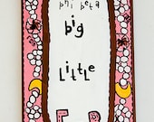 Custom Painted 19" Sorority Plaques - Available in 8 Sororities and 12 Prints
