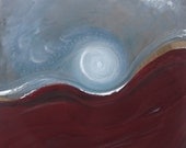 Canvas Art Original Painting Wall Art Contemporary Abstract Oil Painting Boxed Canvas White Brown White