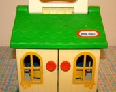 Vintage Little Tykes Toddle Tots House from 1980's Portable Doll House