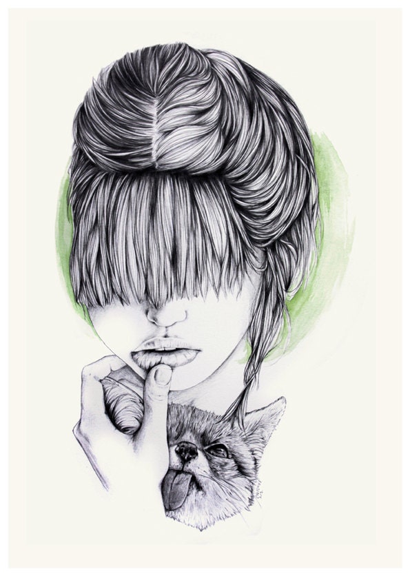 Oh fox - A4 - print - Limited edition