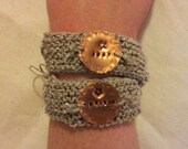 Matching Best Friend Bracelets Hand Stamped