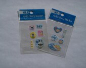 Korean dog & little girl diary stickers