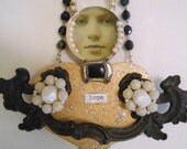 Assemblage, Original Mixed Media, Hope Gift, Original Mixed Media, Angel Doll, Artdoll, Assemblage Art,  Wall Hanging