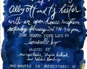 Water Color Wedding Invite