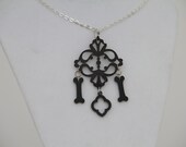 Victorian Bones Necklace and Earring Set