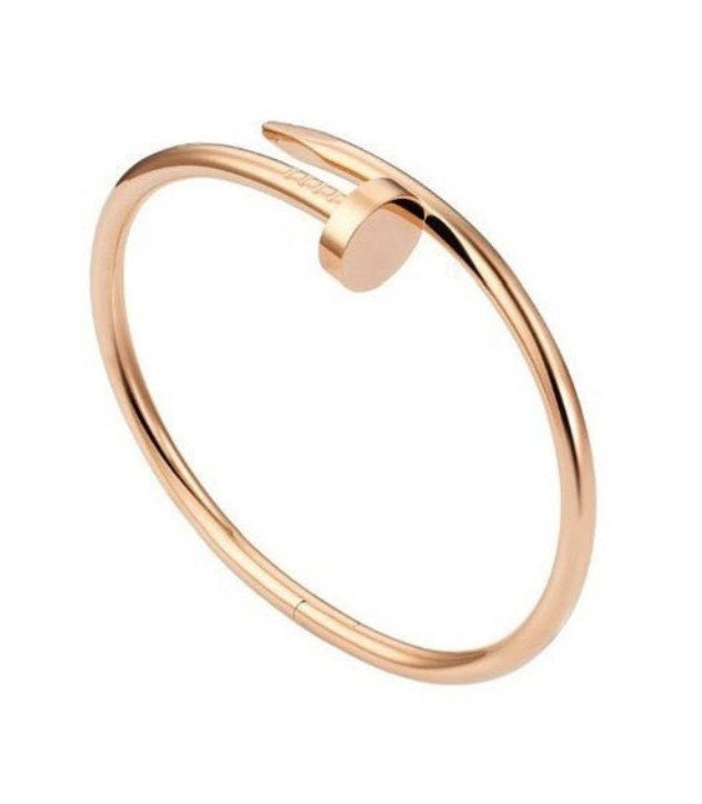 Designer Inspired Nail Bracelet/ 100% Stainless Steel