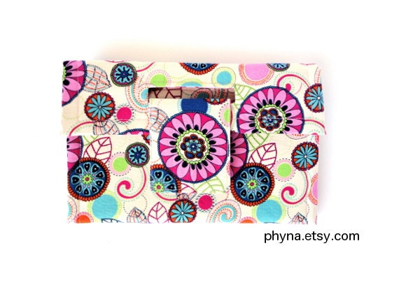 Travel Jewelry Case - Jewelry Travel Holder Organizer - Travel Pouch - Floral Pink