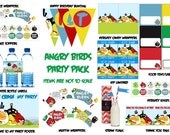 Angry Birds Party Pack Original kids children birthday party theme decoration favour