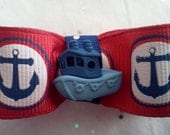 Little Sailor Dog Bow - Small