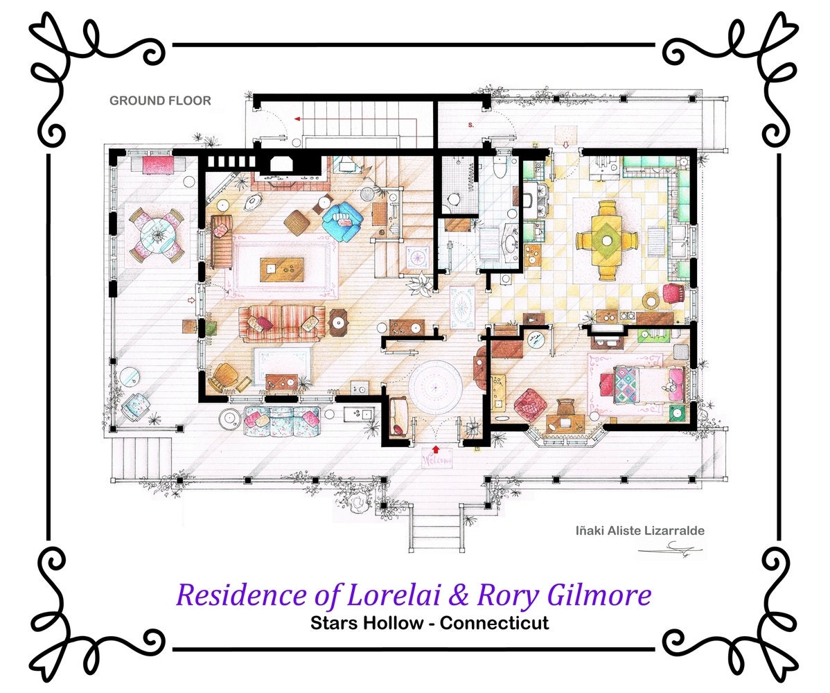 House of Lorelai and Rory Gilmore - Ground Floor