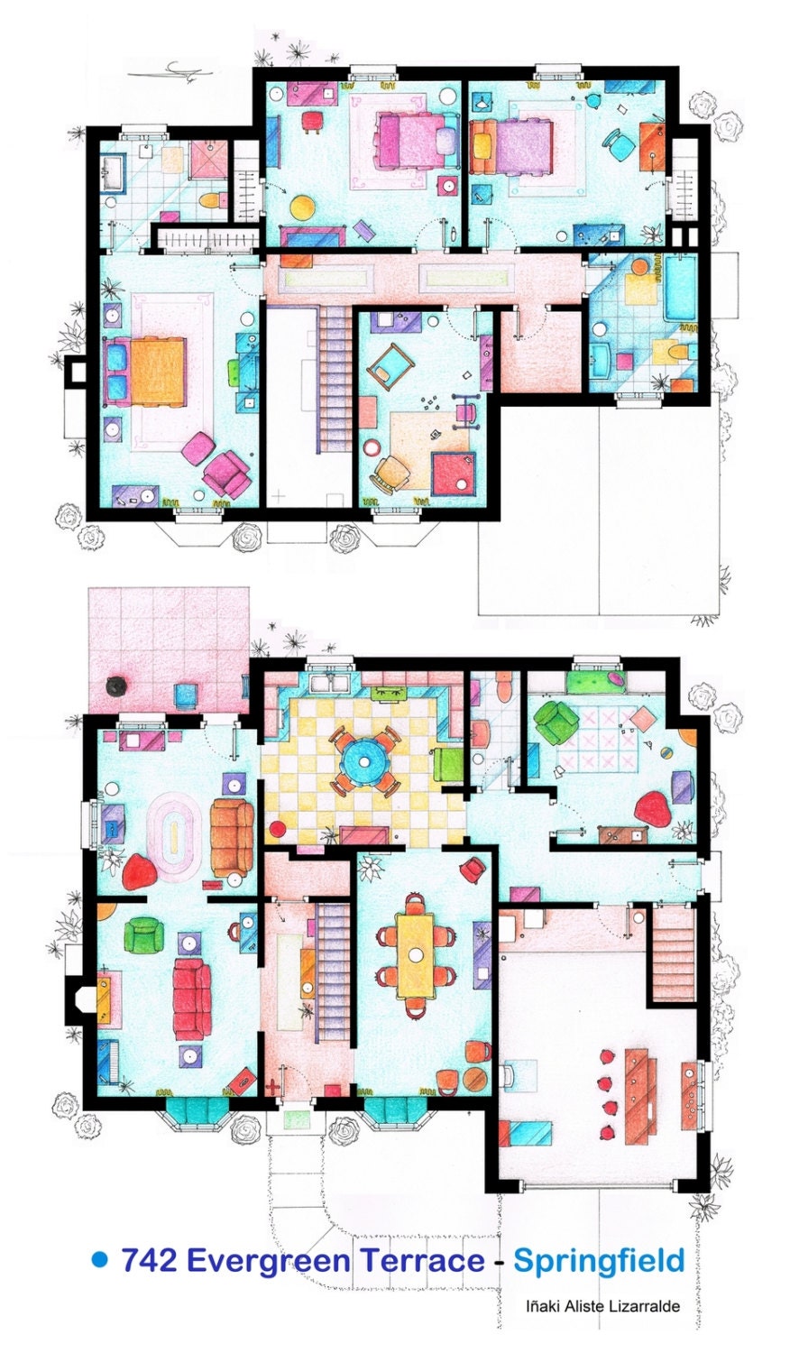The house of The Simpsons - Medium Poster