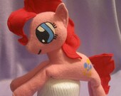 Pinkie Pie  Beanie  Custom Hand Made Mlp My Little Pony Friendship Is Magic PLushie Plush