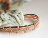 Arm Candy Multi row bracelet with gold filled beads. Spring & summer MUST HAVE.