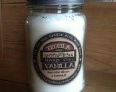 16 oz WOOD Wick Soy Candle- Vegan- Organic- GMO and Pesticide FREE- Renewable- Choose your scent